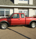 ford ranger 1999 red pickup truck supercab 4wd flex fuel v6 4 wheel drive 5 speed manual 55016