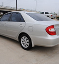 toyota camry 2004 silver sedan xle gasoline 4 cylinders front wheel drive automatic 75228