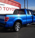 ford f 150 2010 blue gasoline 8 cylinders 2 wheel drive automatic 79925