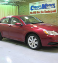 chrysler 200 2012 red sedan touring gasoline 4 cylinders front wheel drive automatic 44883