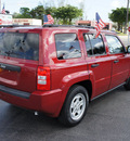 jeep patriot 2009 red suv sport gasoline 4 cylinders 2 wheel drive automatic 33021