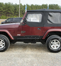 jeep wrangler 2001 burgandy suv sahara gasoline 6 cylinders 4 wheel drive automatic 27569