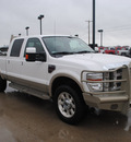 ford f 250 super duty 2010 white king ranch diesel 8 cylinders 4 wheel drive automatic 76087