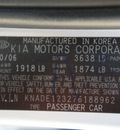 kia rio 2007 silver sedan lx gasoline 4 cylinders front wheel drive 5 speed manual 76108