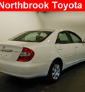 toyota camry 2003 white sedan le gasoline 4 cylinders front wheel drive automatic with overdrive 60062