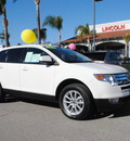 ford edge 2009 white suv sel gasoline 6 cylinders front wheel drive automatic 91010