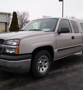 chevrolet silverado 1500 2005 pewter pickup truck gasoline 6 cylinders rear wheel drive automatic 61008