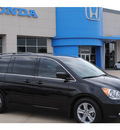honda odyssey 2010 black van touring gasoline 6 cylinders front wheel drive automatic with overdrive 77065