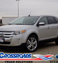 ford edge 2012 silver limited gasoline 4 cylinders front wheel drive automatic 62708