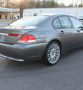 bmw 7 series 2005 gray sedan 760i gasoline 12 cylinders rear wheel drive automatic 27616