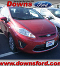 ford fiesta 2012 red hatchback se gasoline 4 cylinders front wheel drive automatic 08753