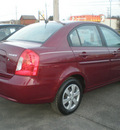 hyundai accent 2008 maroon sedan gls gasoline 4 cylinders front wheel drive automatic with overdrive 13502