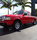 ford ranger 2008 red xlt gasoline 6 cylinders 2 wheel drive automatic 33177