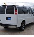 chevrolet express 2011 white van lt 3500 flex fuel 8 cylinders rear wheel drive automatic with overdrive 77037