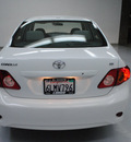 toyota corolla 2010 white sedan le gasoline 4 cylinders front wheel drive automatic 91731