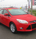 ford focus 2012 red sedan sel gasoline 4 cylinders front wheel drive 6 speed automatic 62863