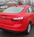 ford focus 2012 red sedan sel gasoline 4 cylinders front wheel drive 6 speed automatic 62863