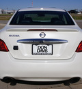 nissan maxima 2010 white sedan 3 5 sv gasoline 6 cylinders front wheel drive automatic 76018