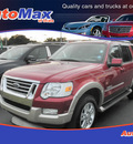 ford explorer 2006 red suv eddie bauer gasoline 6 cylinders rear wheel drive automatic 34474