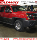chevrolet avalanche 2005 red 2500 lt gasoline 8 cylinders 4 wheel drive automatic 45840