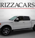 ford f 150 2010 white lariat 4x4 flex fuel 8 cylinders 4 wheel drive automatic with overdrive 60546