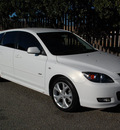 mazda mazda3 2008 white hatchback s grand touring gasoline 4 cylinders front wheel drive automatic 93955