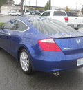 honda accord 2010 blue coupe ex l gasoline 6 cylinders front wheel drive 5 speed automatic 99212