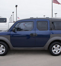 honda element 2003 dk  blue suv ex gasoline 4 cylinders dohc all whee drive automatic with overdrive 76018