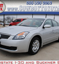 nissan altima 2009 silver sedan 2 5 s gasoline 4 cylinders front wheel drive automatic 75228