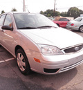 ford focus 2007 silver sedan zx4 se gasoline 4 cylinders front wheel drive automatic 28217