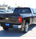 chevrolet silverado 1500 2011 black pickup truck lt flex fuel 8 cylinders 2 wheel drive automatic with overdrive 77037