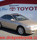 honda accord 2001 gold coupe ex gasoline 6 cylinders front wheel drive automatic 79925