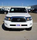 toyota tacoma 2011 white prerunner v6 gasoline 6 cylinders 2 wheel drive automatic 76108