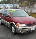 pontiac montana 2004 red van gasoline 6 cylinders front wheel drive automatic with overdrive 99208