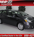 toyota prius v 2012 gray wagon five hybrid 4 cylinders front wheel drive cvt 91731