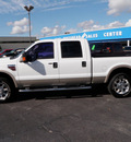 ford f 250 super duty 2008 white lariat diesel 8 cylinders 4 wheel drive automatic 32401