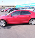 ford fusion 2008 red sedan i4 sel gasoline 4 cylinders front wheel drive automatic 32401