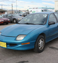 pontiac sunfire 1995 blue sedan se gasoline 4 cylinders front wheel drive automatic 80229