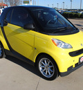 smart fortwo 2008 yellow coupe passion gasoline 3 cylinders rear wheel drive automatic 75228