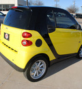 smart fortwo 2008 yellow coupe passion gasoline 3 cylinders rear wheel drive automatic 75228