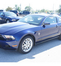 ford mustang 2012 dk  blue coupe premium gasoline 6 cylinders rear wheel drive 6 speed automatic 77388