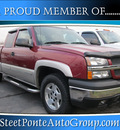 chevrolet silverado 1500 2005 red z71 gasoline 8 cylinders 4 wheel drive automatic 13350