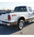 ford f 250 super duty 2007 white lariat diesel 8 cylinders 4 wheel drive automatic 77388