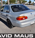 chevrolet prizm 1999 silver sedan gasoline 4 cylinders front wheel drive 5 speed manual 32771