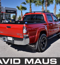 toyota tacoma 2012 red sr5 gasoline 6 cylinders 2 wheel drive automatic 32771
