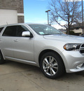 dodge durango 2012 silver suv r t gasoline 8 cylinders all whee drive automatic 80301