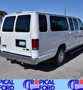 ford e 350 2009 white wagon xlt flex fuel 8 cylinders 2 wheel drive automatic 32837