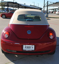 volkswagen new beetle 2008 red gasoline 5 cylinders front wheel drive automatic 76087
