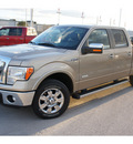 ford f 150 2011 beige lariat gasoline 6 cylinders 2 wheel drive automatic 77388