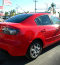 mazda mazda3 2008 red sedan i sport gasoline 4 cylinders front wheel drive automatic 92882